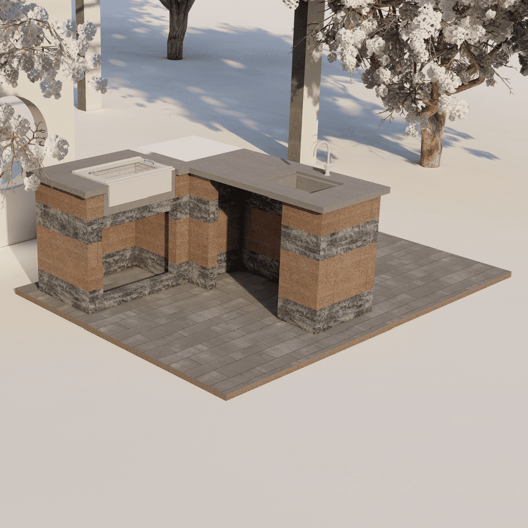 Outdoor Kitchen 4071 - 3.55 x 2.40 m